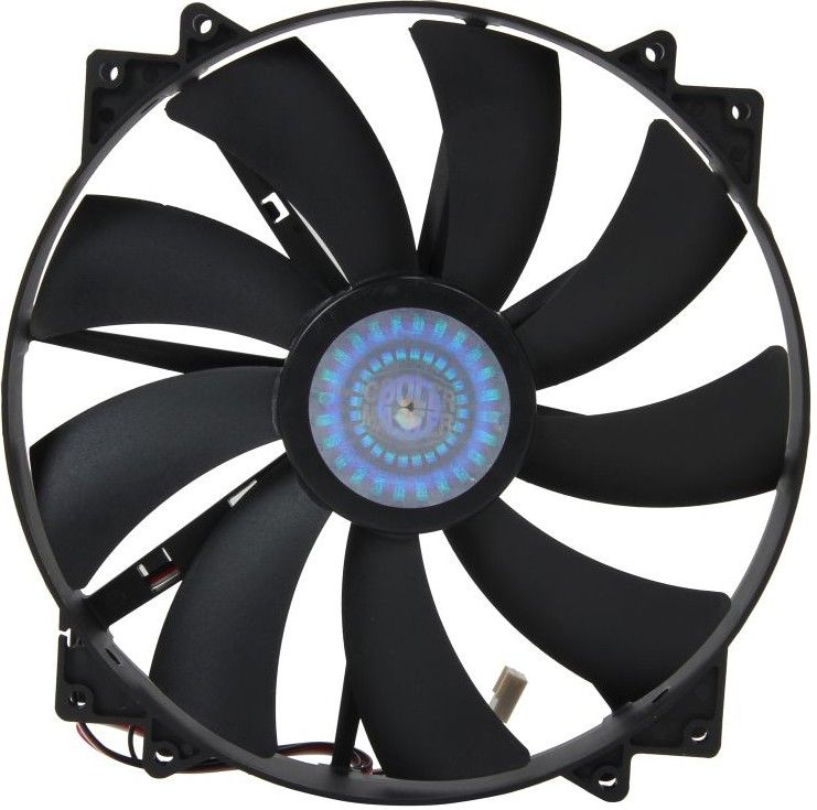 

Cooler Master Корпусный вентилятор Cooler Master MegaFlow 200 Silent Fan,w/o LED,200мм,3pin+Molex