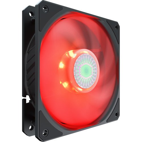

Cooler Master Корпусный вентилятор Cooler Master SickleFlow 120 Red LED,120мм,650-1800об/мин,Single pack w/o
