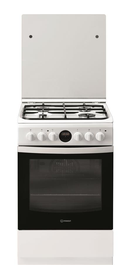 Плита Indesit IS5G8CHW/E комби/50х60/А/дух-57л/чугун/конвекция/газ ...