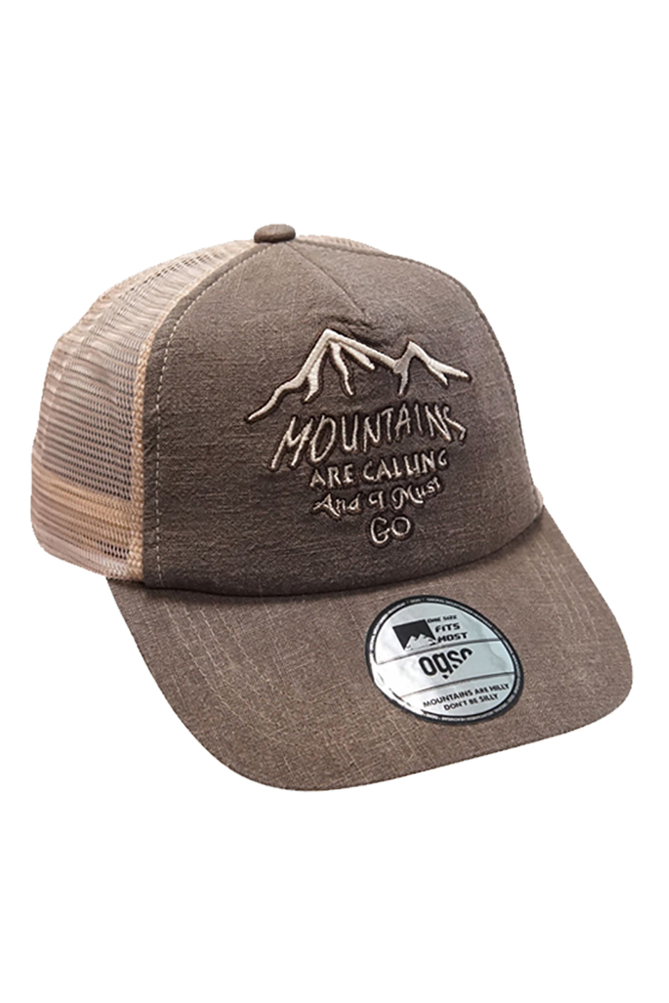 

Кепка OGSO BROWN TRUCKER HAT - HAMBR07CA1602NT - One Size