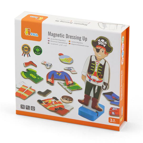 

Набор магнитов Viga Toys Гардероб мальчика (50021VG)