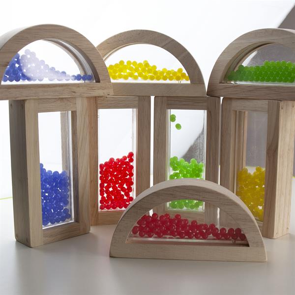 

Игровой набор блоков Guidecraft Block Play Бусины, 14 см, 8 шт. (G3012)