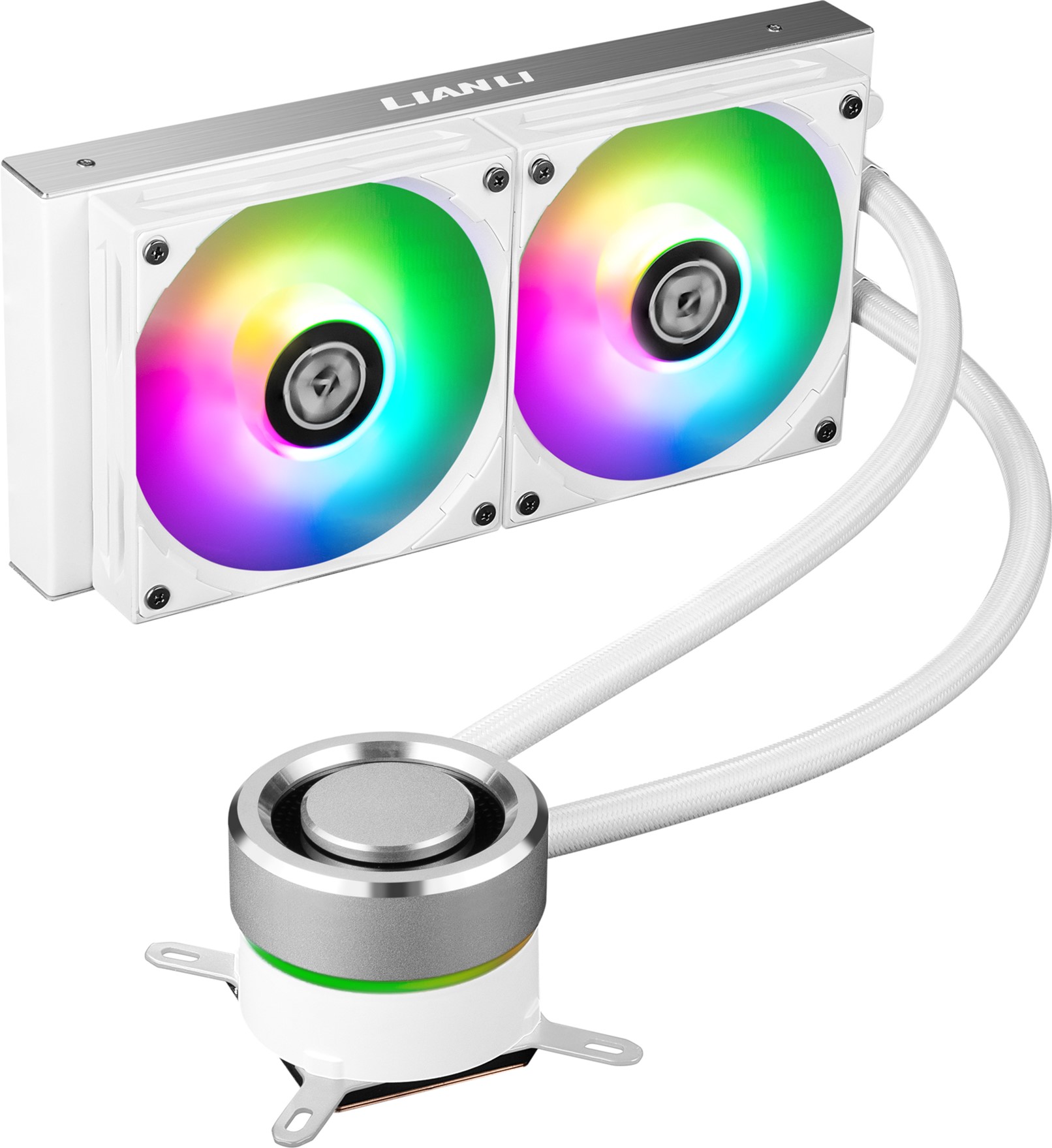 

Система жидкостного охлаждения Lian Li Galahad AIO 240 White Liquid Cooler with RGB (G89.GA240A.00)