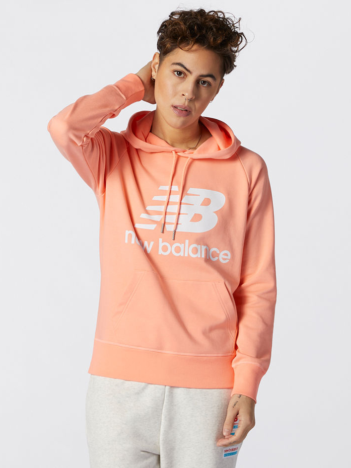 

Худи New Balance Ess Pullover WT03550PPI M Персиковое