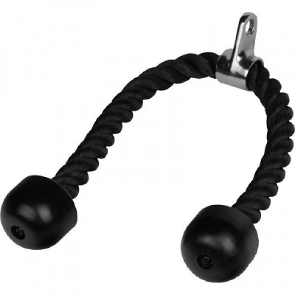 

Канат для трицепса с двойным хватом Power System Triceps Rope PS-4041 Гибкая тяга для кроссфита Черный