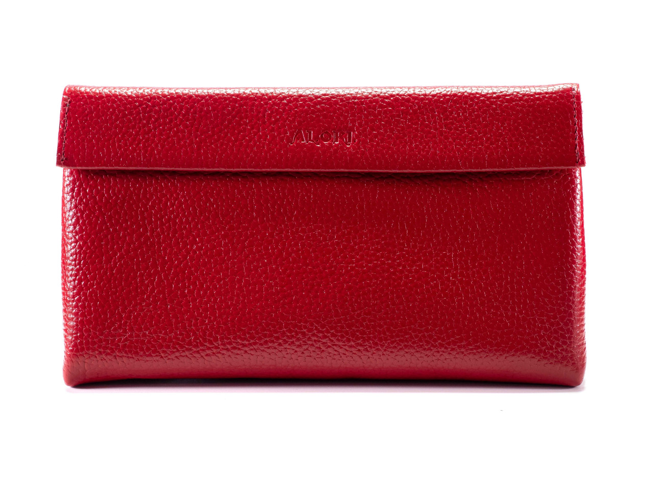 

Косметичка-клатч натуральная кожа флотар ALORI, красный KS-03-0 Red