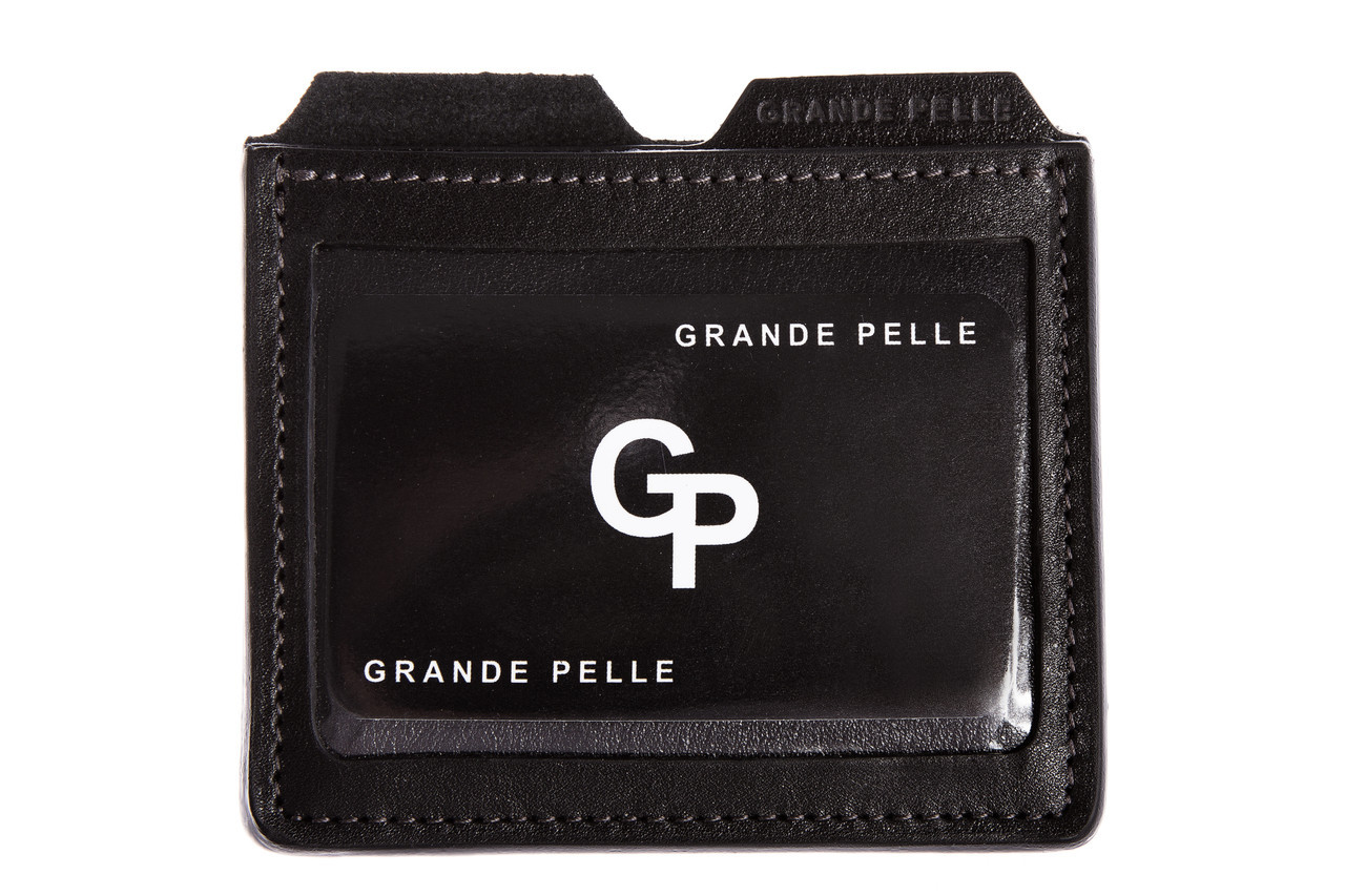 

Кредитница кожаная Grande Pelle, черный 307610