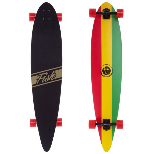 

Лонгборд Fish Skateboards 40 Rasta 100 см (ln129)