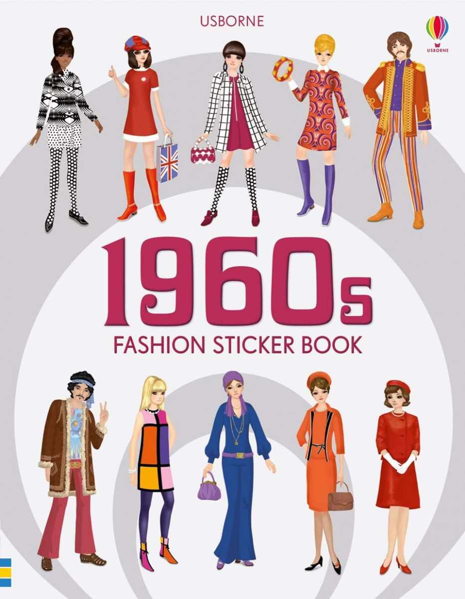 

Книга с наклейками моды 1960-х годов (9781474941853)