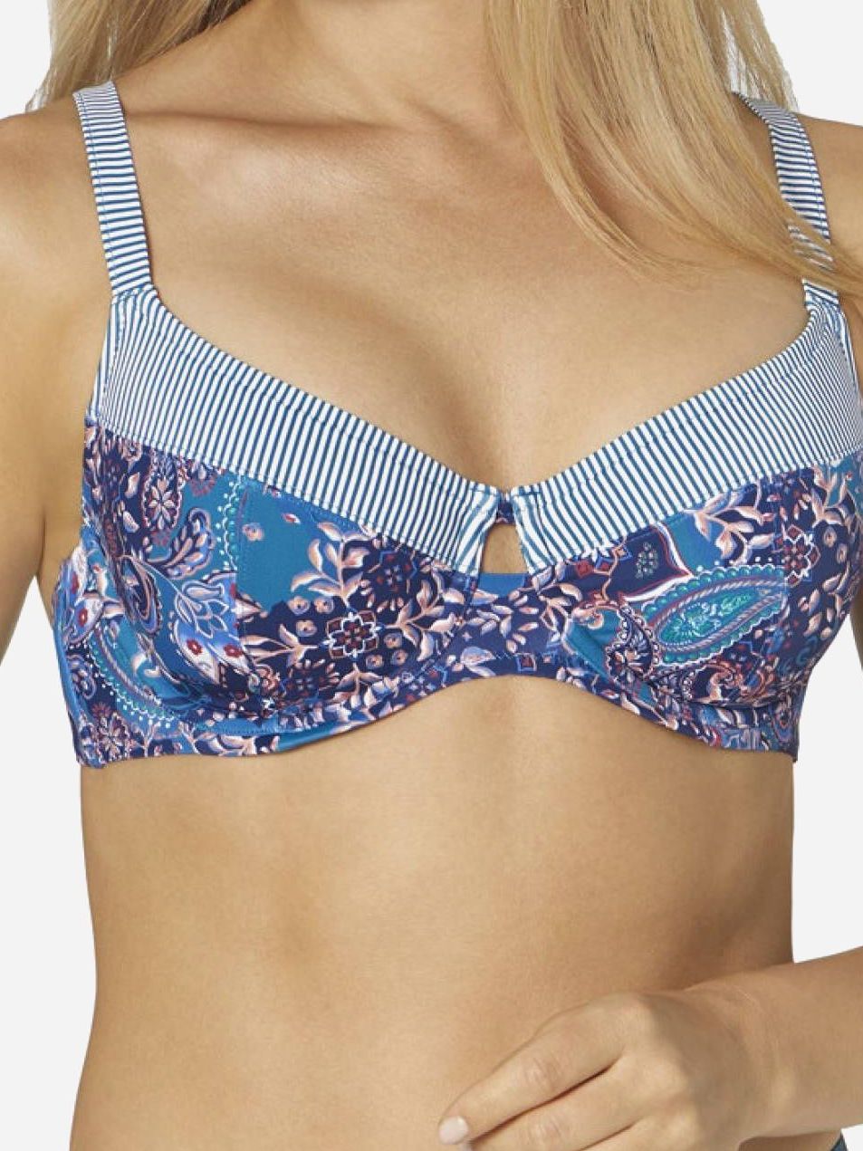 

Верхняя часть купальника Triumph Riad Paisley W 03  Синий/Принт, Верхняя часть купальника Triumph Riad Paisley W 03 42E Синий/Принт