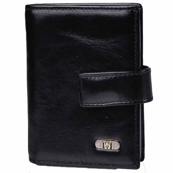 

Кожаная визитница WANLIMA W50080230457-black
