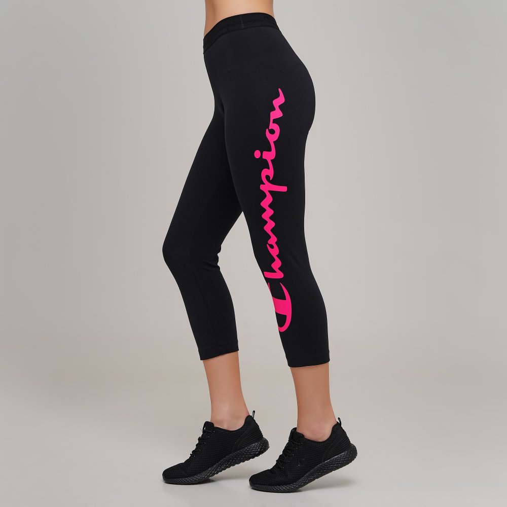 

Женские леггинсы Champion 7/8 Leggings Черный 44 (cha112629-NBK/PNFF)