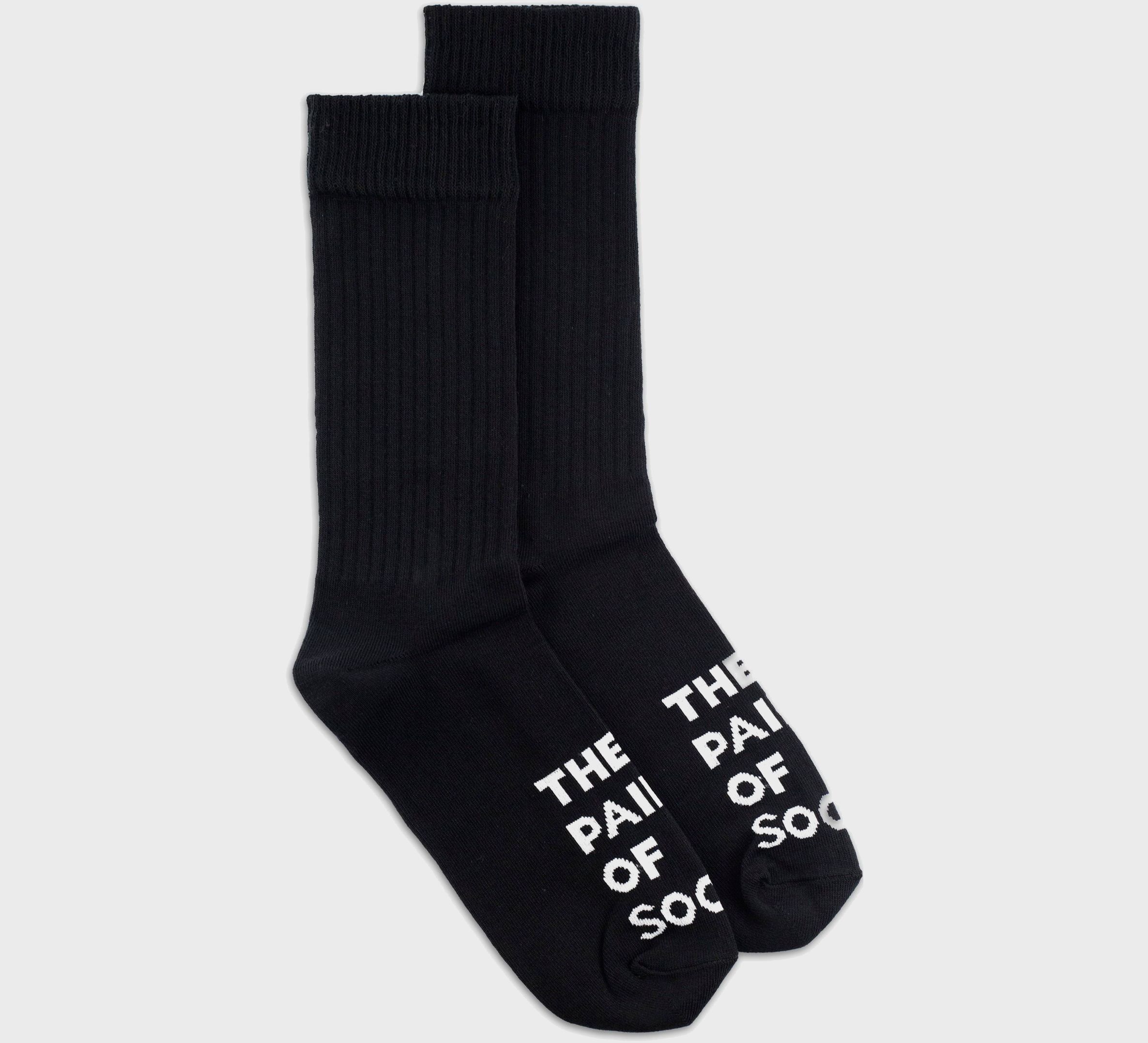 

Носки The Pair of Socks 1P-11002BL-WH 38-40 Черные