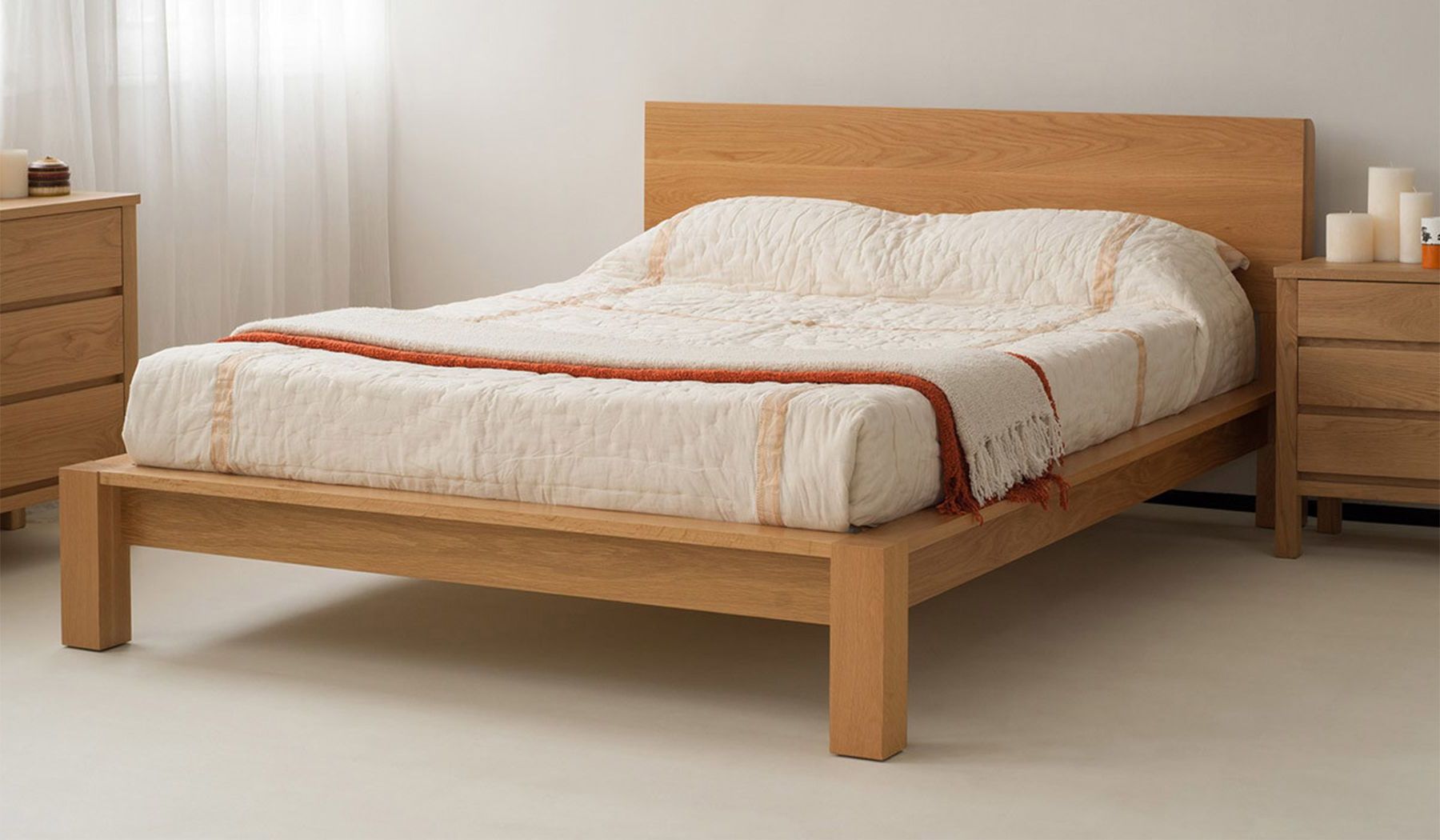 

Двуспальная кровать Skandi Wood SWB022 Борнмут 160 x 200 см Ясень (Дерево масив Ясень) Без Подъемного механизма