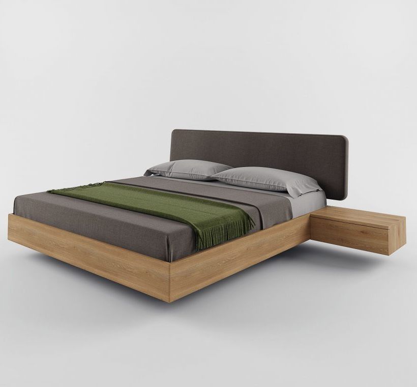 

Двуспальная кровать Skandi Wood SWB028 Перт 160 x 200 см Ясень (Дерево масив Ясень) С подъемным механизмом