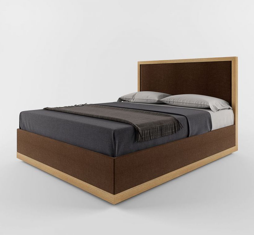 

Двуспальная кровать Skandi Wood SWB035 Стерлинг 180 x 200 см Ясень (Дерево масив Ясень) С подъемным механизмом