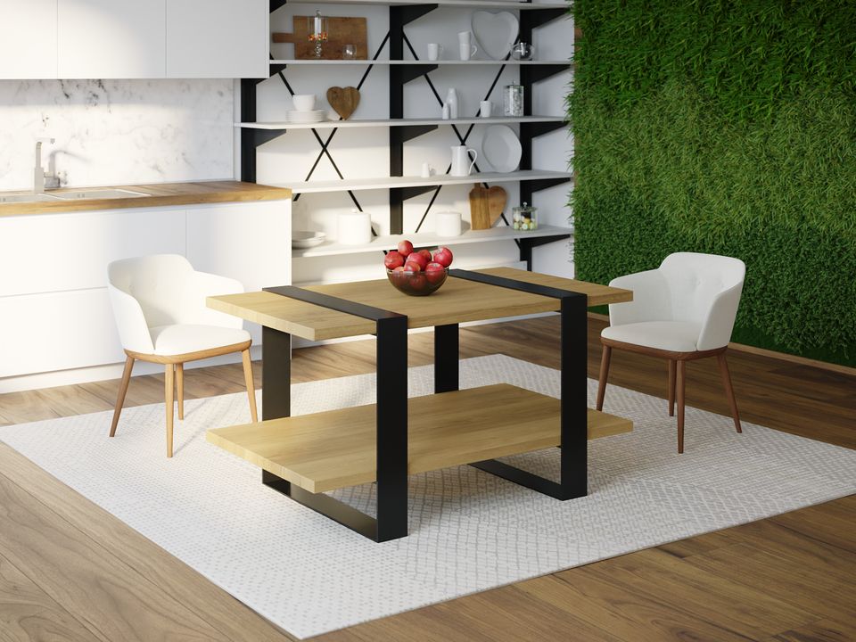 

Обеденный стол HYGGE HG153 Абенра 120 х 80 х 75 см ДСП Дуб Родос светлый