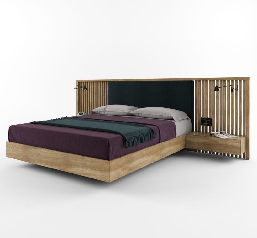 

Двуспальная кровать Skandi Wood SWB032 Абердин 180 x 200 см Ясень (Дерево масив Ясень) Без Подъемного механизма