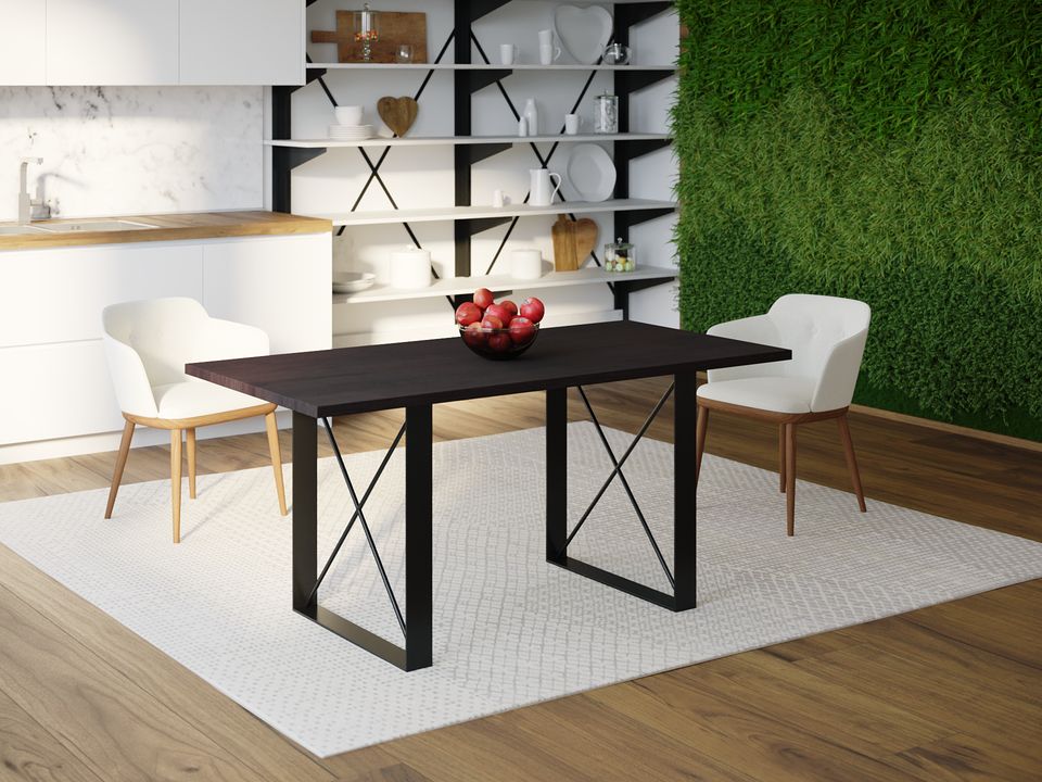 

Обеденный стол Skandi Wood SW096 Спрингфилд 120 х 80 х 75 см МДФ+Шпон Дуб Венге