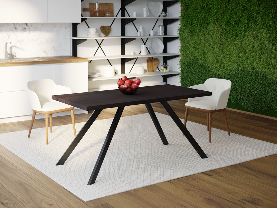 

Обеденный стол Skandi Wood SW091 Колумбия 180 х 80 х 75 см МДФ+Шпон Дуб Венге