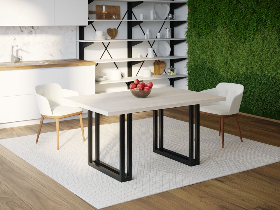 

Обеденный стол Skandi Wood SW075 Хелена 135 х 80 х 75 см МДФ+Шпон Дуб Белый