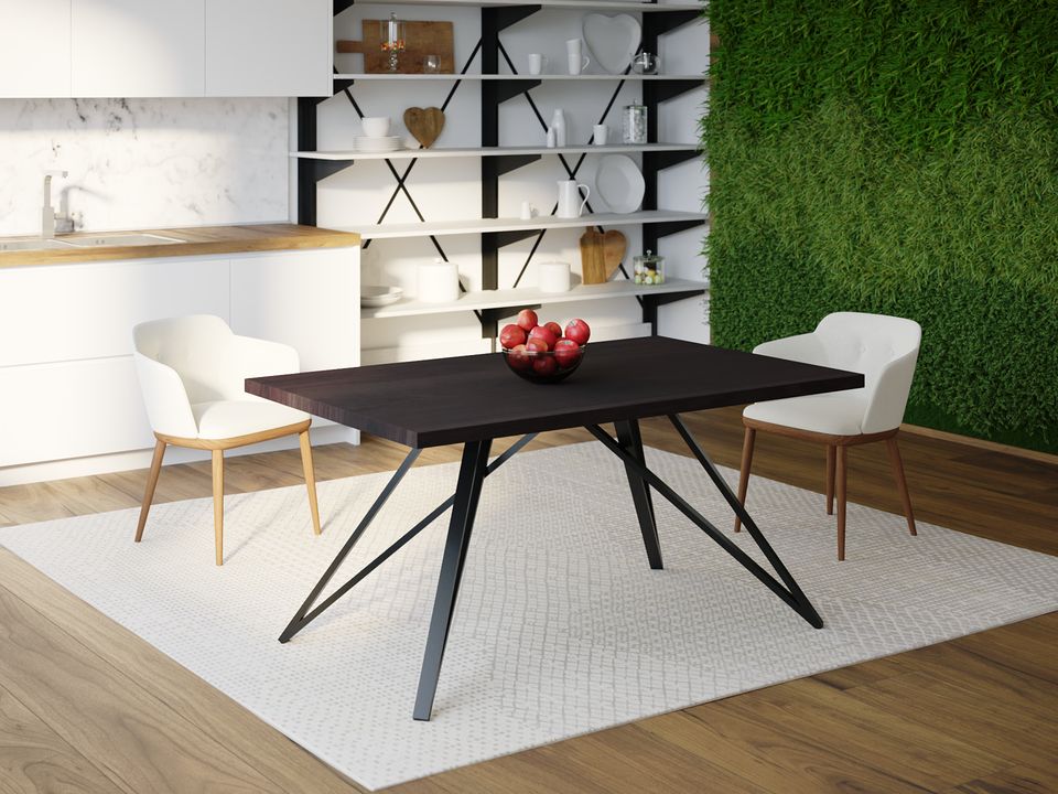 

Обеденный стол Skandi Wood SW065 Орегон 120 х 80 х 75 см МДФ+Шпон Дуб Венге
