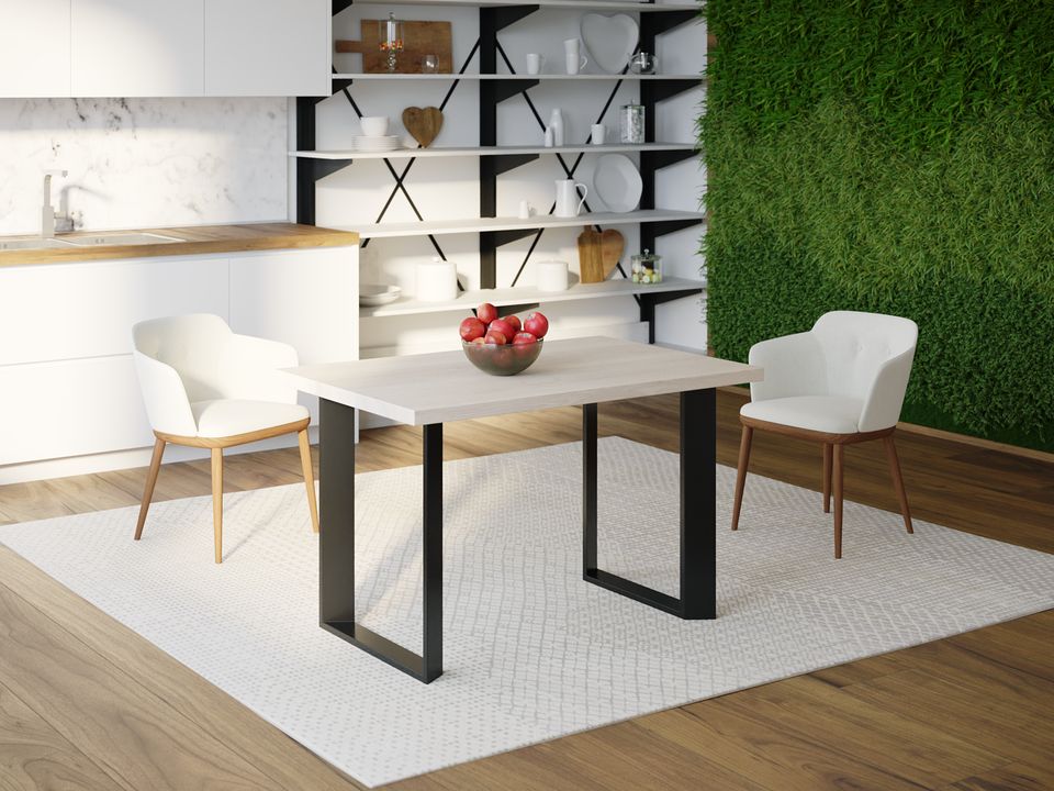 

Обеденный стол Skandi Wood SW047 Иллинойс 135 х 80 х 75 см МДФ+Шпон Дуб Белый