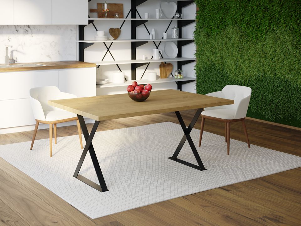 

Обеденный стол Skandi Wood SW093 Нэшвилл 180 х 80 х 75 см МДФ+Шпон Дуб Натуральный