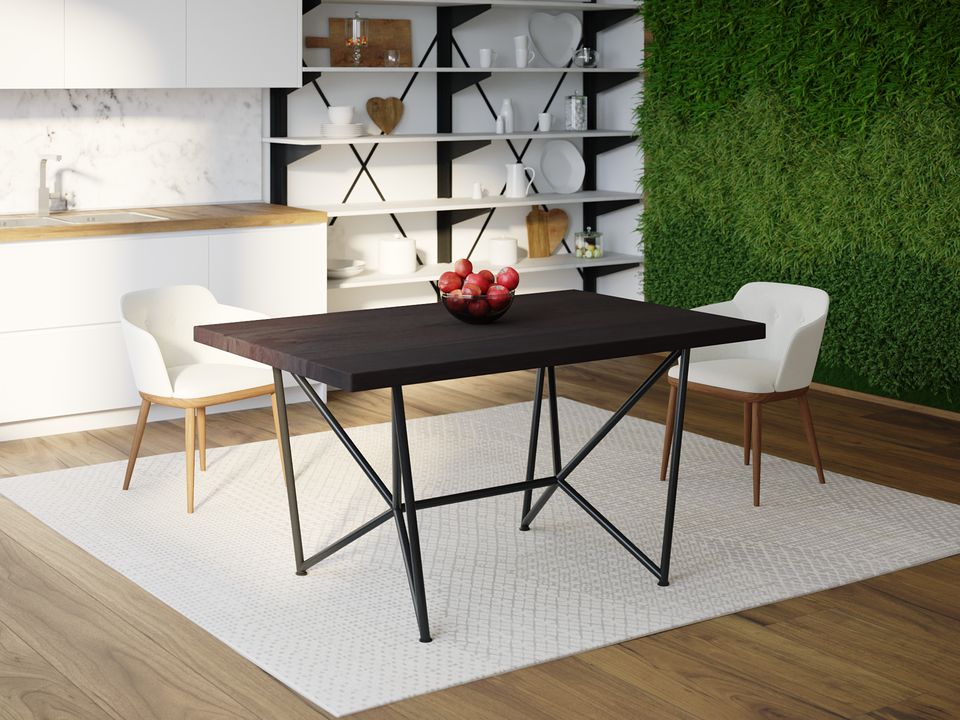 

Обеденный стол Skandi Wood SW084 Гаррисберг 120 х 80 х 75 см МДФ+Шпон Дуб Венге