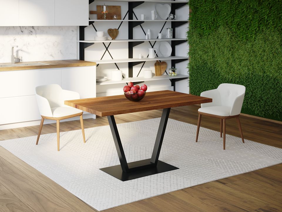 

Обеденный стол Skandi Wood SW057 Мэн 180 х 80 х 75 см МДФ+Шпон Дуб Коричневый