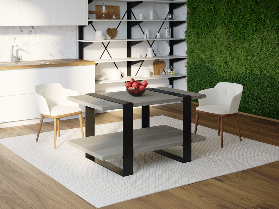 

Обеденный стол Skandi Wood SW081 Конкорд 180 х 80 х 75 см МДФ+Шпон Дуб Темно-Cерый
