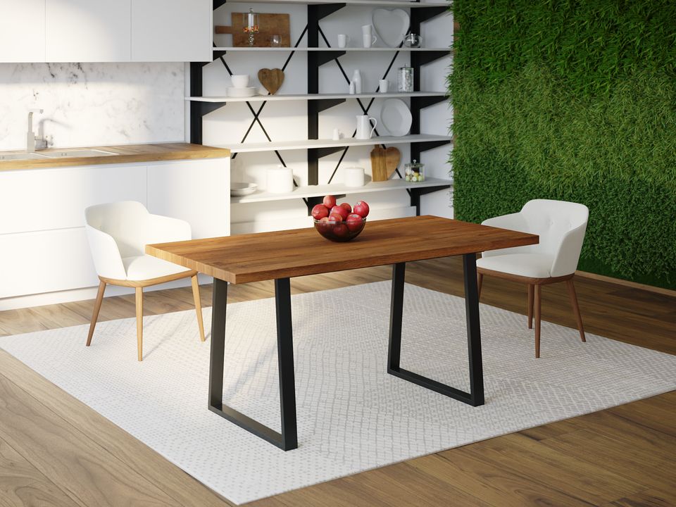 

Обеденный стол Skandi Wood SW073 Род-Айленд 135 х 80 х 75 см МДФ+Шпон Дуб Коричневый