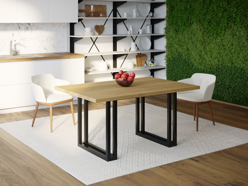 

Обеденный стол Skandi Wood SW075 Хелена 150 х 80 х 75 см МДФ+Шпон Дуб Натуральный