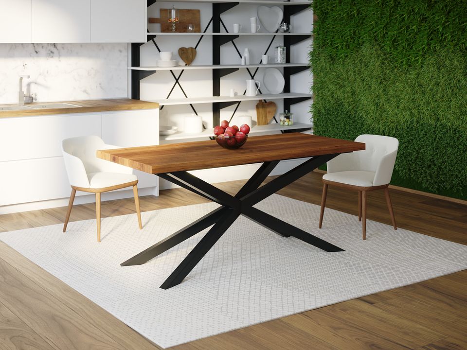 

Обеденный стол Skandi Wood SW037 Айова 180 х 80 х 75 см МДФ+Шпон Дуб Коричневый