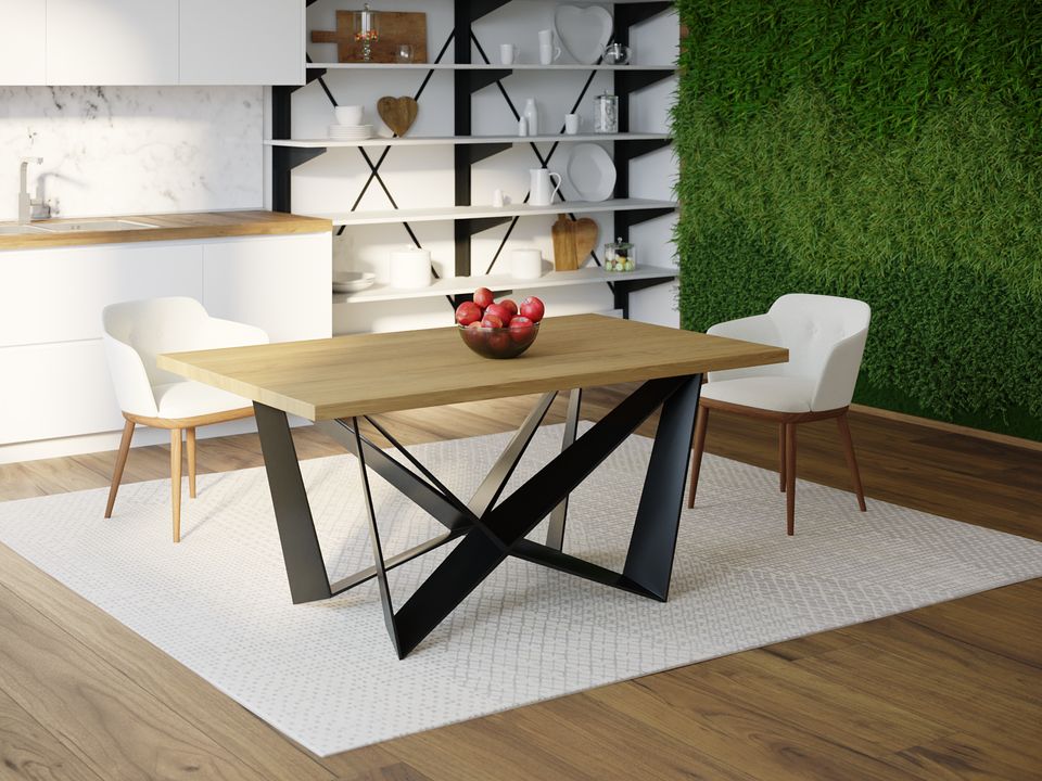 

Обеденный стол Skandi Wood SW112 Чарлстон 135 х 80 х 75 см МДФ+Шпон Дуб Натуральный