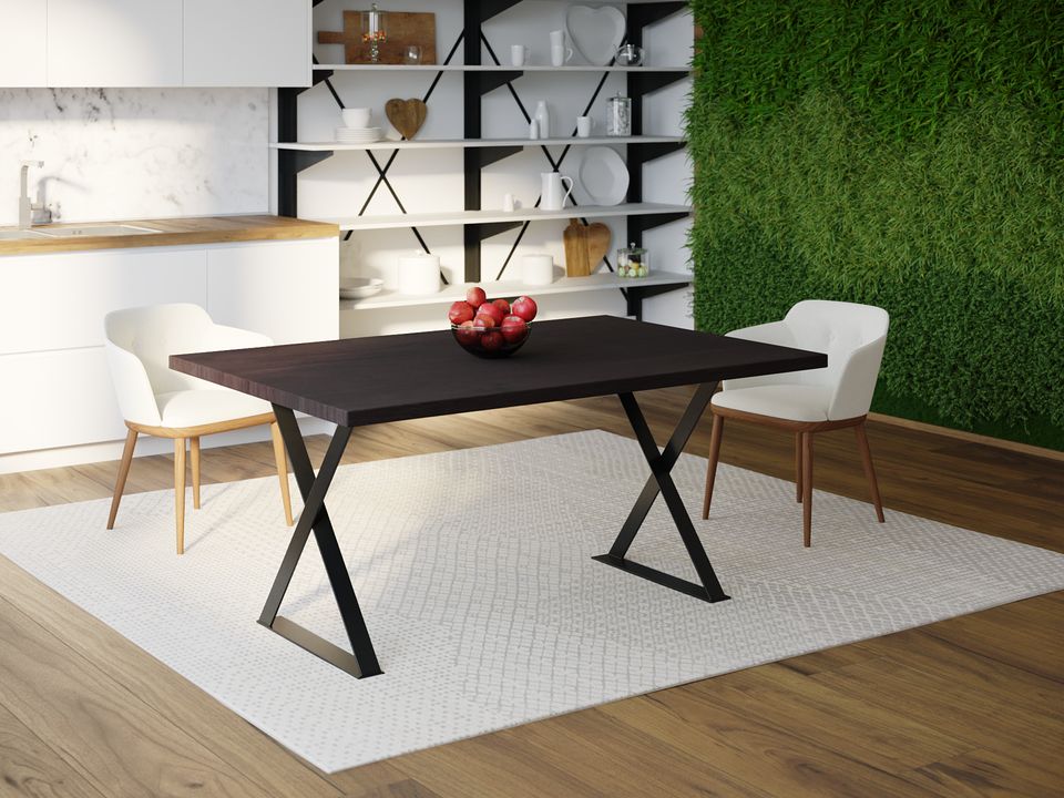 

Обеденный стол Skandi Wood SW093 Нэшвилл 180 х 80 х 75 см МДФ+Шпон Дуб Венге