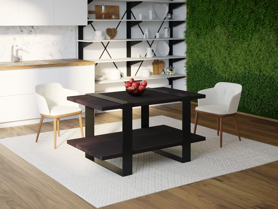 

Обеденный стол Skandi Wood SW081 Конкорд 180 х 80 х 75 см МДФ+Шпон Дуб Венге