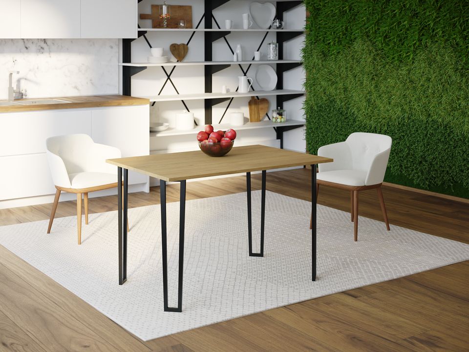 

Обеденный стол Skandi Wood SW041 Вермонт 200 х 80 х 75 см МДФ+Шпон Дуб Натуральный