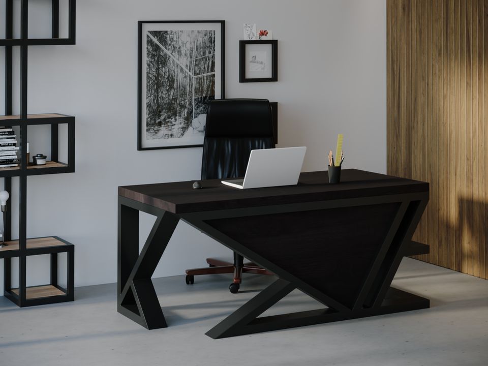 

Компьютерный стол Skandi Wood SW118 Юта 120 х 80 х 75 см МДФ+Шпон Дуб Венге