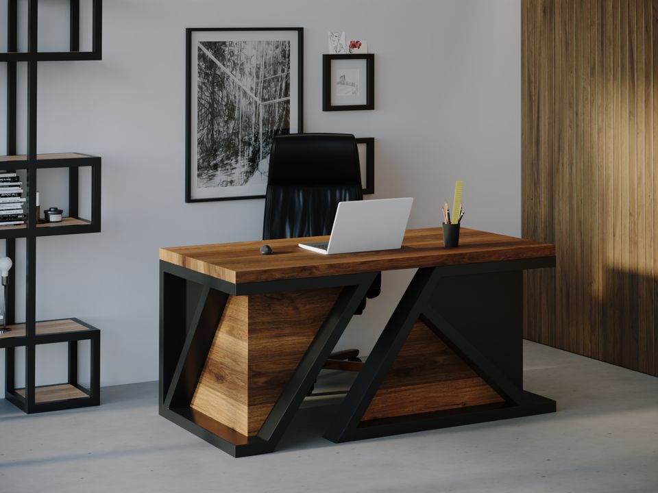 

Компьютерный стол Skandi Wood SW116 Пенсильвания 180 х 80 х 75 см МДФ+Шпон Дуб Коричневый