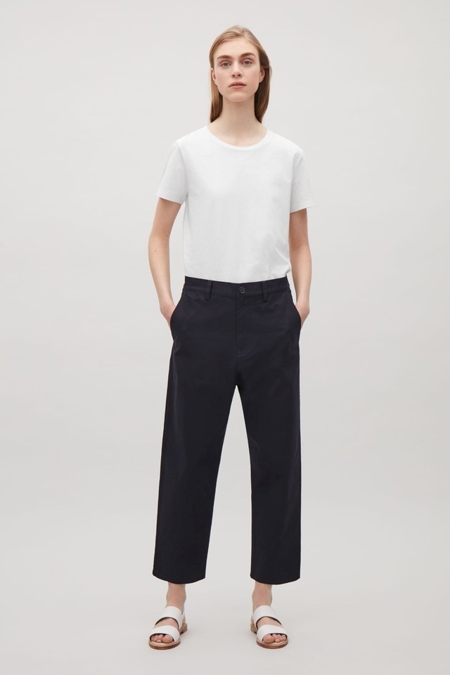 

Брюки COS cos04378 38 темно-синий 2000000094304