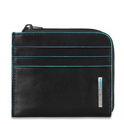 

Черная кожаная кредитница Piquadro Blue Square