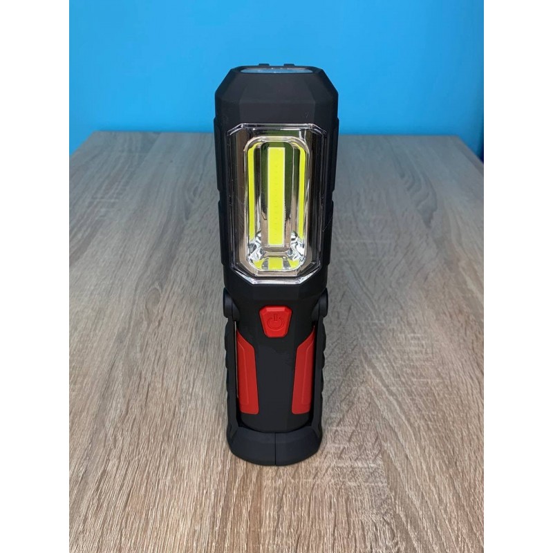 

Фонарик ручной COB 5W + 1 LED 3xAAA чёрный "LEMANSO" LMF9315