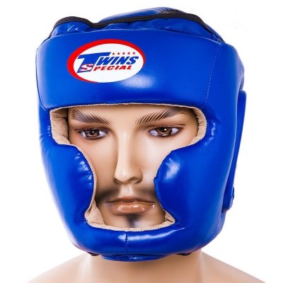 

Боксерский шлем закрытый Twins XL синий (SKL11-280878)