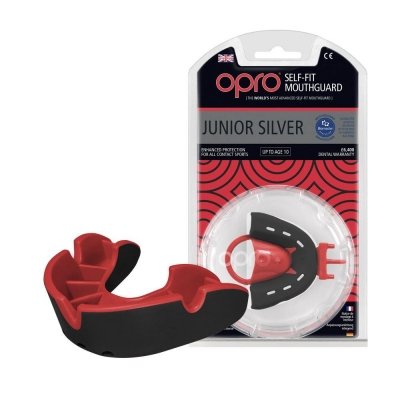 

Капа Opro Junior Silver Black-Red (SKL24-277191)