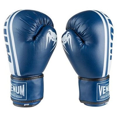 

Боксерские перчатки Venum синие 8oz PVC-19 (SKL11-281384)
