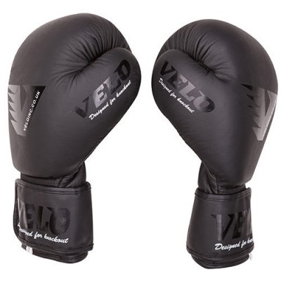 

Боксерские перчатки Velo кожаные черные 10oz Mate (SKL11-281321)