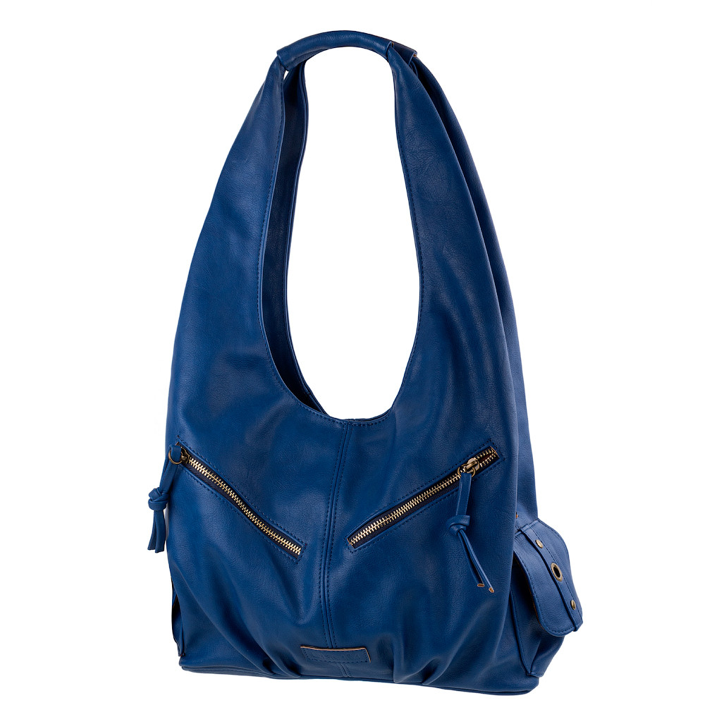 

Женская сумка-хобо (LK-10239-blue) Laskara 33х29х12 см Синий 000149106