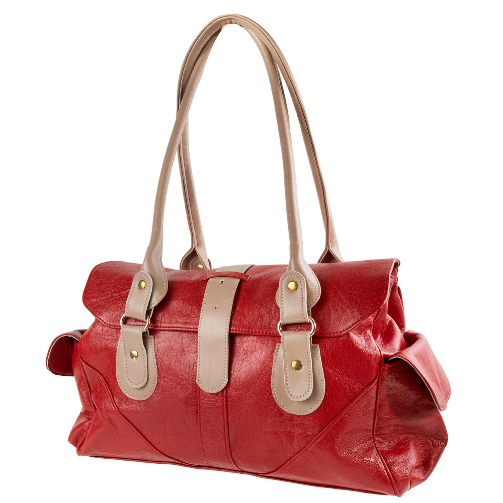 

Женская дорожная сумка (LK-10250-red) Laskara 38х26х14 см Красный 000149272