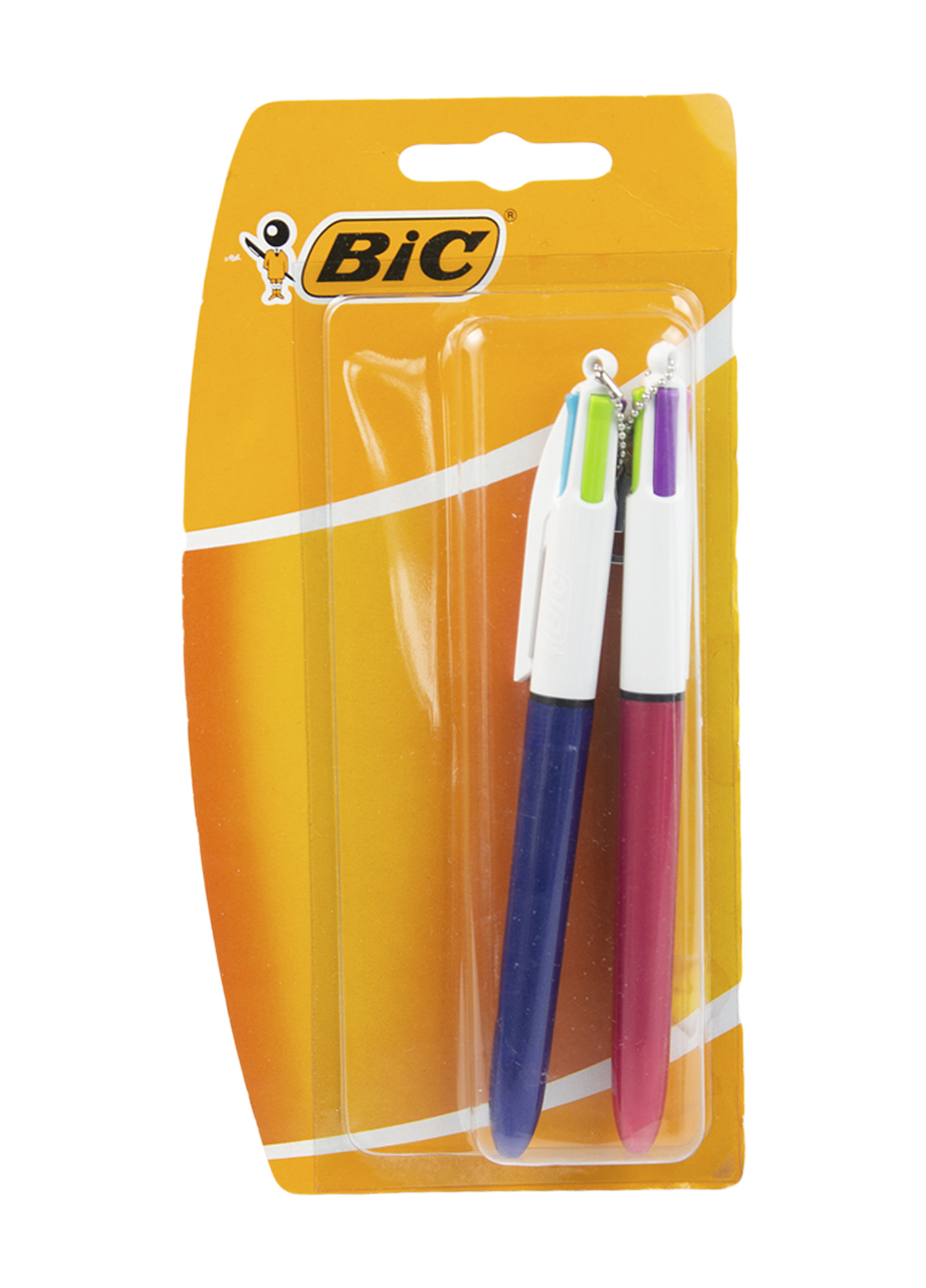 

Набор цветных ручек (2шт) Bic 14х1,5см Разноцветный 000016019